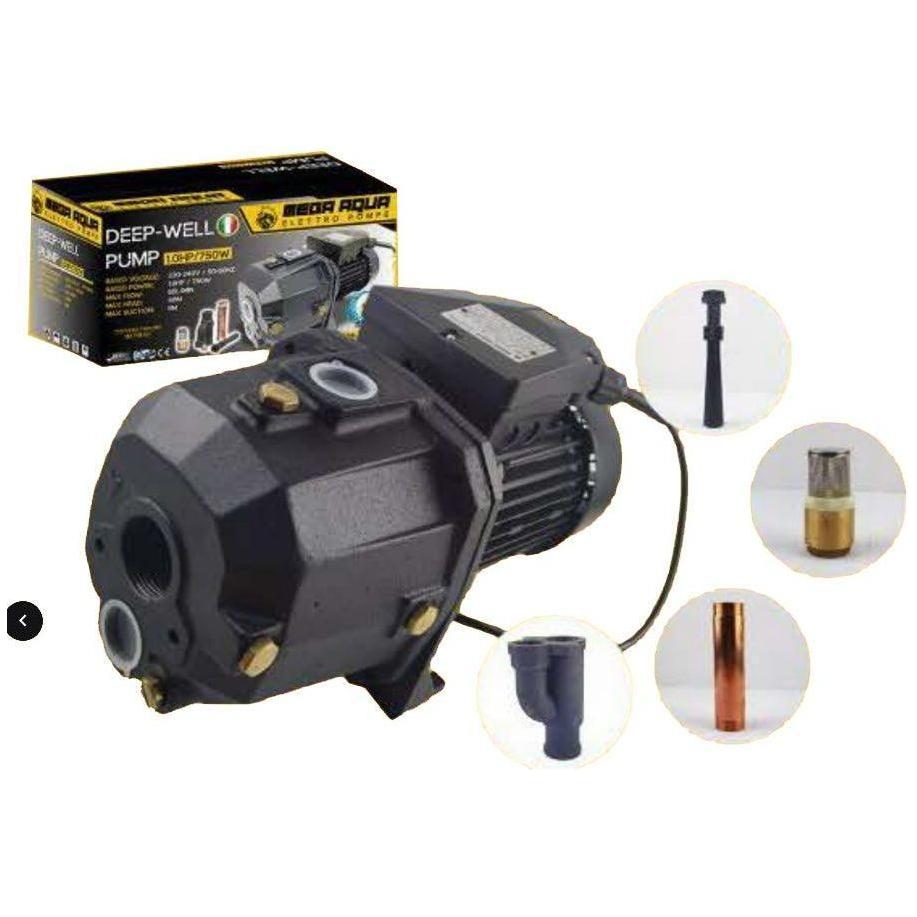 Megatools DP255 Aqua Deep Well Water Pump (Twin Pipe 4 Megatools DP255 Aqua Deep Well Water Pump (Twin Pipe 4